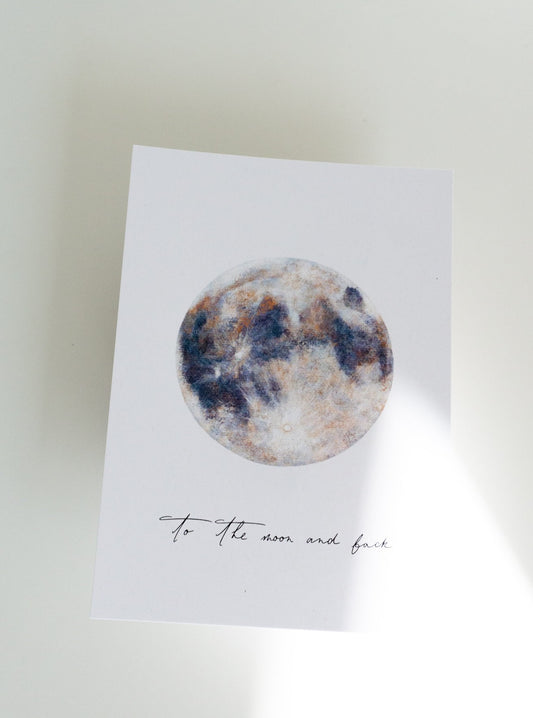 Postkarte 'Mond'