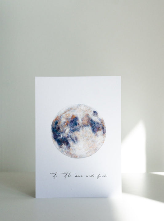 Postkarte 'Mond'
