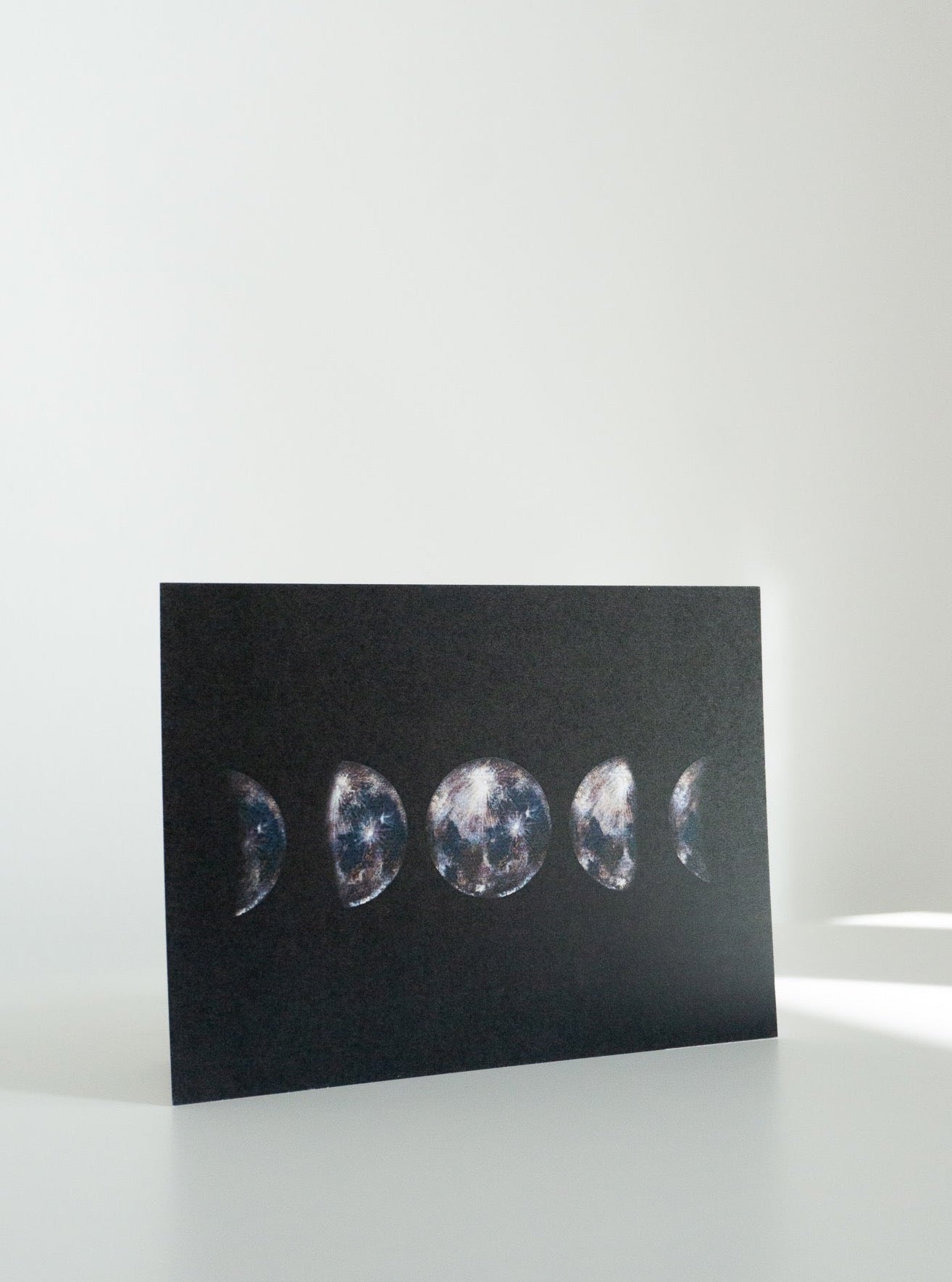 Postkarte 'Mondphasen'