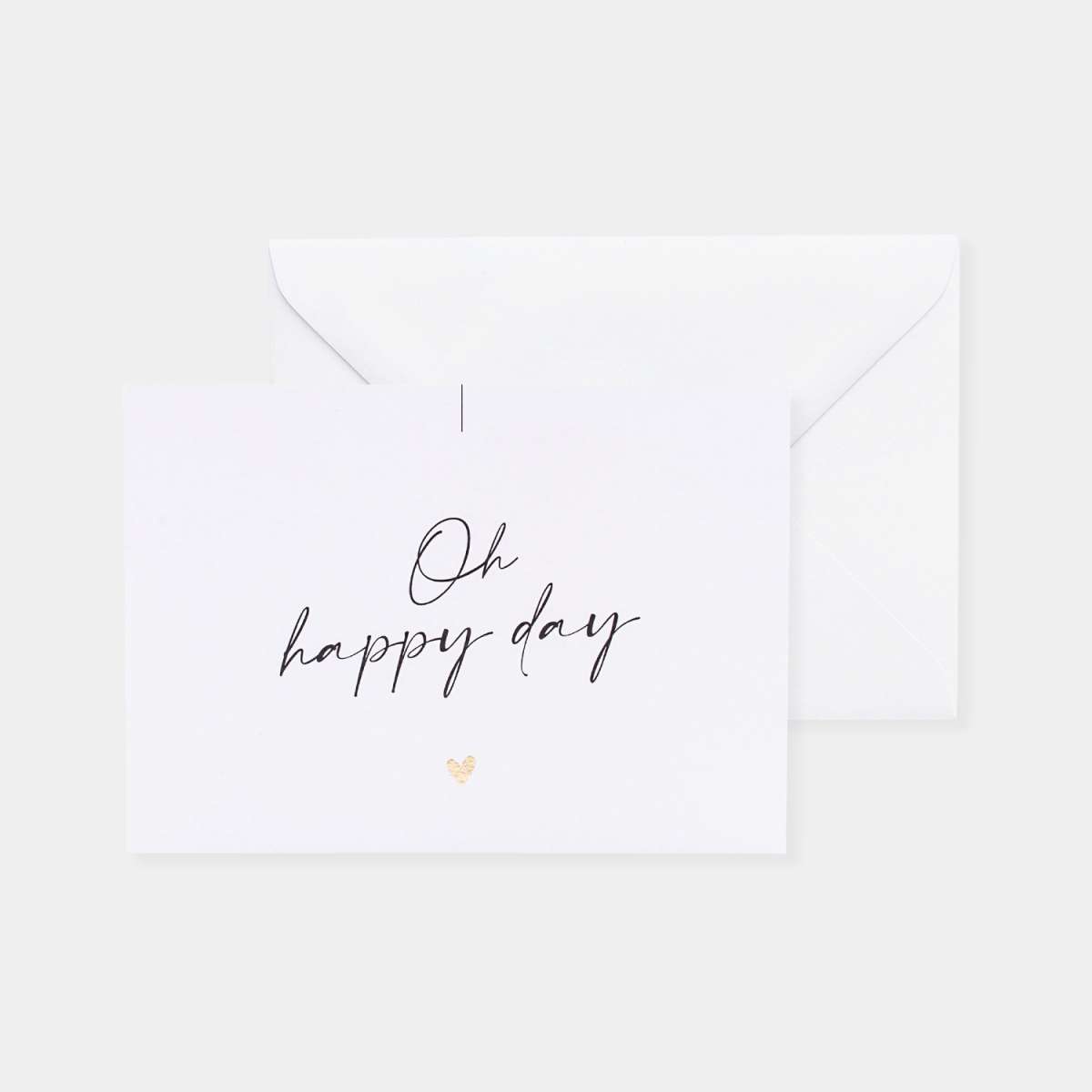 Postkarte mit Briefumschlag "Oh happy Day"