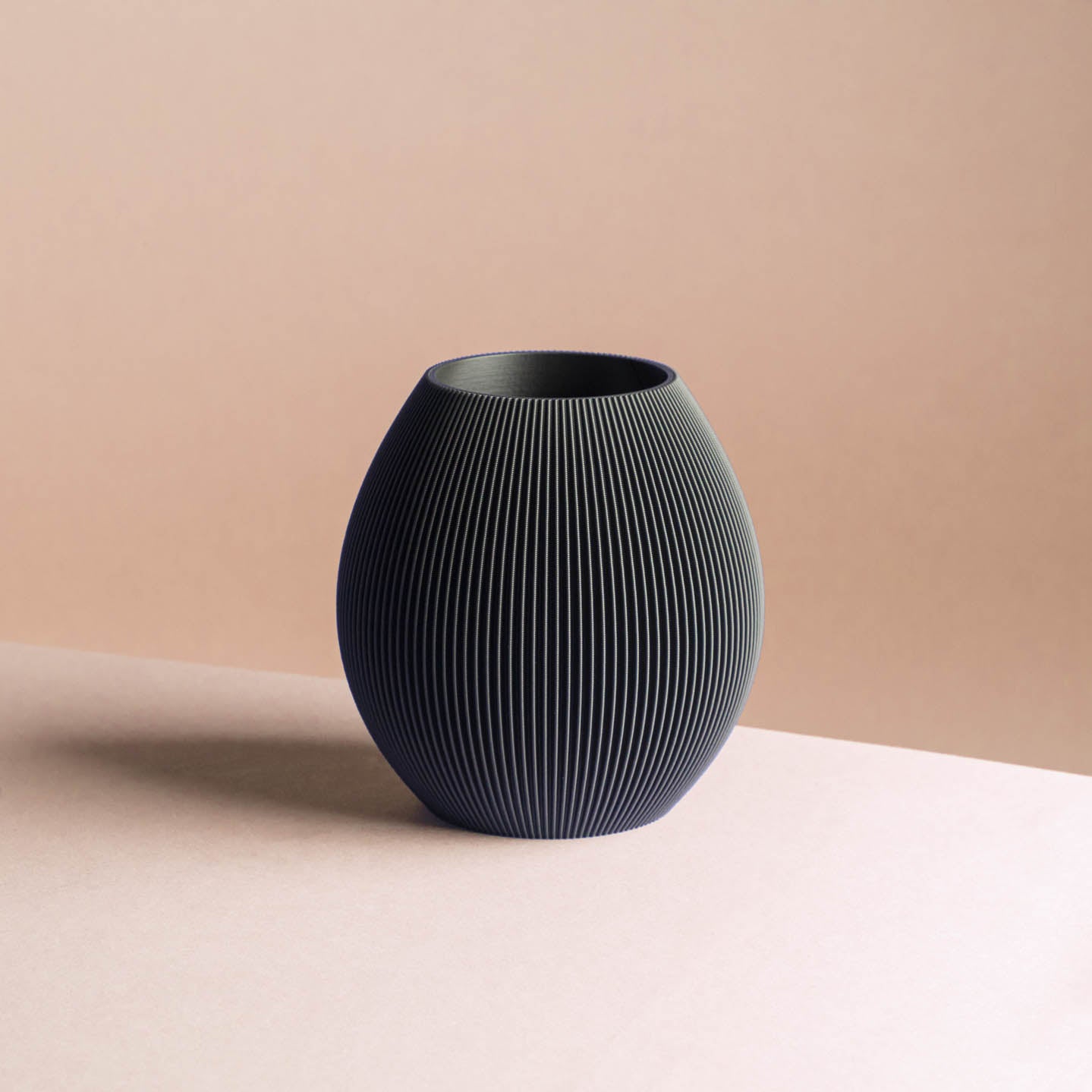 3D-Druck Vase 'Rund' in klassischen Farben